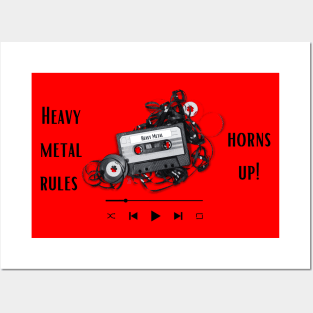 Heavy Metal Rules Posters and Art